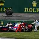 Carlos Sainz jr (ESP) Scuderia Toro Rosso STR12 stops on track in FP1 at Formula One World Championship, Rd7, Canadian Grand Prix, Practice, Montreal, Canada, Friday 9 June 2017. © Sutton Motorsport Images