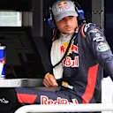Carlos Sainz jr (ESP) Scuderia Toro Rosso sits on the pit wall gantry after stopping on track in FP1 at Formula One World Championship, Rd7, Canadian Grand Prix, Practice, Montreal, Canada, Friday 9 June 2017. © Sutton Motorsport Images