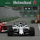 Lance Stroll (CDN) Williams FW40 and Sebastian Vettel (GER) Ferrari SF70-H at Formula One World Championship, Rd7, Canadian Grand Prix, Practice, Montreal, Canada, Friday 9 June 2017. © Sutton Motorsport Images
