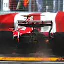 Kimi Raikkonen (FIN) Ferrari SF70-H jumps the kerb at Formula One World Championship, Rd7, Canadian Grand Prix, Qualifying, Montreal, Canada, Saturday 10 June 2017. © Sutton Images