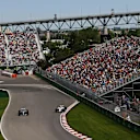 Valtteri Bottas (FIN) Mercedes-Benz F1 W08 Hybrid and Lance Stroll (CDN) Williams FW40 at Formula One World Championship, Rd7, Canadian Grand Prix, Qualifying, Montreal, Canada, Saturday 10 June 2017. © Sutton Motorsport Images