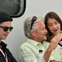 Michael Douglas (USA) with his son Dylan Douglas (USA) and daughter Carys Zeta-Douglas (USA) at Formula One World Championship, Rd7, Canadian Grand Prix, Qualifying, Montreal, Canada, Saturday 10 June 2017. © Sutton Motorsport Images