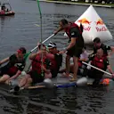 Red Bull Racing at the raft race at Formula One World Championship, Rd7, Canadian Grand Prix, Qualifying, Montreal, Canada, Saturday 10 June 2017. © Sutton Motorsport Images