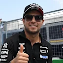 Sergio Perez (MEX) Force India on the drivers parade at Formula One World Championship, Rd7, Canadian Grand Prix, Race, Montreal, Canada, Sunday 11 June 2017. © Sutton Motorsport Images