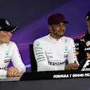 Valtteri Bottas (FIN) Mercedes AMG F1, Race winner Lewis Hamilton (GBR) Mercedes AMG F1 and Daniel Ricciardo (AUS) Red Bull Racing in the Press Conference at Formula One World Championship, Rd7, Canadian Grand Prix, Race, Montreal, Canada, Sunday 11 June 2017. © Sutton Motorsport Images