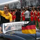 Nico Hulkenberg (GER) Renault Sport F1 Team on the drivers parade at Formula One World Championship, Rd7, Canadian Grand Prix, Race, Montreal, Canada, Sunday 11 June 2017. © Sutton Motorsport Images
