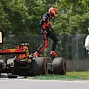 Max Verstappen (NED) Red Bull Racing RB13 retires from the race at Formula One World Championship, Rd7, Canadian Grand Prix, Race, Montreal, Canada, Sunday 11 June 2017. © Sutton Images