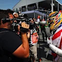 Race winner Lewis Hamilton (GBR) Mercedes AMG F1 celebrates in parc ferme at Formula One World Championship, Rd7, Canadian Grand Prix, Race, Montreal, Canada, Sunday 11 June 2017. © Sutton Images