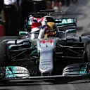 Race winner Lewis Hamilton (GBR) Mercedes AMG F1 arrives in parc ferme at Formula One World Championship, Rd7, Canadian Grand Prix, Race, Montreal, Canada, Sunday 11 June 2017. © Sutton Images