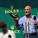 Patrick Stewart (GBR) does a shoey on the podium at Formula One World Championship, Rd7, Canadian Grand Prix, Race, Montreal, Canada, Sunday 11 June 2017. © Sutton Motorsport Images