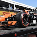 The car of race retiree Fernando Alonso (ESP) McLaren MCL32 at Formula One World Championship, Rd7, Canadian Grand Prix, Race, Montreal, Canada, Sunday 11 June 2017. © Sutton Motorsport Images