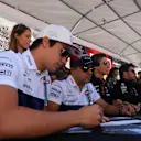 Lance Stroll (CDN) Williams and Felipe Massa (BRA) Williams sign autographs for the fans at Formula One World Championship, Rd7, Canadian Grand Prix, Preparations, Montreal, Canada, Thursday 8 June 2017. © Sutton Motorsport Images