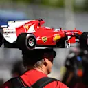 Fan with Ferrari car hat at Formula One World Championship, Rd7, Canadian Grand Prix, Preparations, Montreal, Canada, Thursday 8 June 2017. © Sutton Motorsport Images