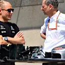 Valtteri Bottas (FIN) Mercedes AMG F1 and Tony Ross (GBR) Mercedes AMG F1 Race Engineer at Formula One World Championship, Rd7, Canadian Grand Prix, Preparations, Montreal, Canada, Thursday 8 June 2017. © Sutton Motorsport Images