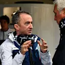 Paddy Lowe (GBR) Williams Shareholder and Technical Director and Lawrence Stroll (CDN) at Formula One World Championship, Rd2, Chinese Grand Prix, Practice, Shanghai, China, Friday 7 April 2017. © Sutton Motorsport Images