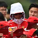 Kimi Raikkonen (FIN) Ferrari signs autographs for the fans at Formula One World Championship, Rd2, Chinese Grand Prix, Practice, Shanghai, China, Friday 7 April 2017. © Sutton Motorsport Images