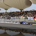 Antonio Giovinazzi (ITA) Sauber C36 locks up at Formula One World Championship, Rd2, Chinese Grand Prix, Qualifying, Shanghai, China, Saturday 8 April 2017. © Sutton Motorsport Images