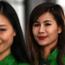 Grid girls at Formula One World Championship, Rd2, Chinese Grand Prix, Qualifying, Shanghai, China, Saturday 8 April 2017. © Sutton Motorsport Images