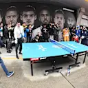 Max Verstappen (NED) Red Bull Racing and Felipe Massa (BRA) Williams play table tennis at Formula One World Championship, Rd2, Chinese Grand Prix, Race, Shanghai, China, Sunday 9 April 2017. © Sutton Motorsport Images