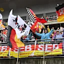 Ferrari fans and banners at Formula One World Championship, Rd2, Chinese Grand Prix, Race, Shanghai, China, Sunday 9 April 2017. © Sutton Motorsport Images