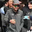 Fernando Alonso (ESP) McLaren plays table tennis at Formula One World Championship, Rd2, Chinese Grand Prix, Race, Shanghai, China, Sunday 9 April 2017. © Sutton Motorsport Images