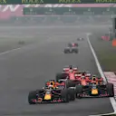 Daniel Ricciardo (AUS) Red Bull Racing RB13 leads Max Verstappen (NED) Red Bull Racing RB13 at Formula One World Championship, Rd2, Chinese Grand Prix, Race, Shanghai, China, Sunday 9 April 2017. © Sutton Motorsport Images