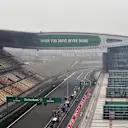 Main straight at Formula One World Championship, Rd2, Chinese Grand Prix, Preparations, Shanghai, China, Thursday 6 April 2017. © Sutton Motorsport Images