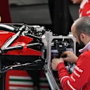 Ferrari SF70-H chassis and front suspension at Formula One World Championship, Rd2, Chinese Grand Prix, Preparations, Shanghai, China, Thursday 6 April 2017. © Sutton Motorsport Images