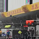 Pit lane at Formula One World Championship, Rd2, Chinese Grand Prix, Preparations, Shanghai, China, Thursday 6 April 2017. © Sutton Motorsport Images