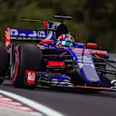 Daniil Kvyat (RUS) Scuderia Toro Rosso STR12 at Formula One World Championship, Rd11, Hungarian Grand Prix, Preparations, Hungaroring, Hungary, Thursday 27 July 2017. © Sutton Images