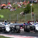 Lance Stroll (CDN) Williams FW40 and Felipe Massa (BRA) Williams FW40 at Formula One World Championship, Rd11, Hungarian Grand Prix, Qualifying, Hungaroring, Hungary, Saturday 29 July 2017. © Sutton Images