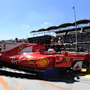 Sebastian Vettel (GER) Ferrari SF70-H at Formula One World Championship, Rd11, Hungarian Grand Prix, Qualifying, Hungaroring, Hungary, Saturday 29 July 2017. © Sutton Images