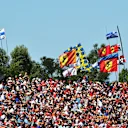 Fans and flags at Formula One World Championship, Rd11, Hungarian Grand Prix, Qualifying, Hungaroring, Hungary, Saturday 29 July 2017. © Sutton Images