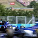 Marcus Ericsson (SWE) Sauber C36 and Pascal Wehrlein (GER) Sauber C36 at Formula One World Championship, Rd11, Hungarian Grand Prix, Race, Hungaroring, Hungary, Sunday 30 July 2017. © Sutton Images