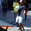 Carlos Sainz (ESP) Scuderia Toro Rosso and football at Formula One World Championship, Rd11, Hungarian Grand Prix, Race, Hungaroring, Hungary, Sunday 30 July 2017. © Sutton Images