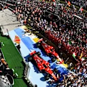 Podium ceremony at Formula One World Championship, Rd11, Hungarian Grand Prix, Race, Hungaroring, Hungary, Sunday 30 July 2017. © Sutton Images