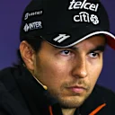 Sergio Perez (MEX) Force India in the Press Conference at Formula One World Championship, Rd11, Hungarian Grand Prix, Preparations, Hungaroring, Hungary, Thursday 27 July 2017. © Sutton Images