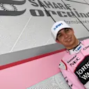 Esteban Ocon (FRA) Force India F1 at Formula One World Championship, Rd11, Hungarian Grand Prix, Preparations, Hungaroring, Hungary, Thursday 27 July 2017. © Sutton Images
