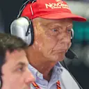 Niki Lauda (AUT) Mercedes AMG F1 Non-Executive Chairman at Formula One World Championship, Rd13, Italian Grand Prix, Practice, Monza, Italy, Friday 1 September 2017. © Sutton Images