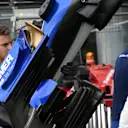 Sauber C36 front wing at Formula One World Championship, Rd13, Italian Grand Prix, Practice, Monza, Italy, Friday 1 September 2017. © Sutton Images