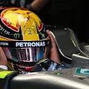 Lewis Hamilton (GBR) Mercedes-Benz F1 W08 Hybrid at Formula One World Championship, Rd13, Italian Grand Prix, Practice, Monza, Italy, Friday 1 September 2017. © Sutton Images