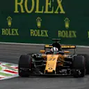 Nico Hulkenberg (GER) Renault Sport F1 Team RS17 at Formula One World Championship, Rd13, Italian Grand Prix, Practice, Monza, Italy, Friday 1 September 2017. © Sutton Images
