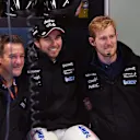 Sergio Perez (MEX) Force India and mechanics at Formula One World Championship, Rd13, Italian Grand Prix, Qualifying, Monza, Italy, Saturday 2 September 2017. © Sutton Images