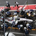 Felipe Massa (BRA) Williams FW40 pit stop at Formula One World Championship, Rd13, Italian Grand Prix, Qualifying, Monza, Italy, Saturday 2 September 2017. © Sutton Images