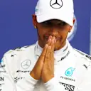 Pole sitter Lewis Hamilton (GBR) Mercedes AMG F1 celebrates in parc ferme at Formula One World Championship, Rd13, Italian Grand Prix, Qualifying, Monza, Italy, Saturday 2 September 2017. © Sutton Images