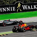 Max Verstappen (NED) Red Bull Racing RB13 with front puncture at Formula One World Championship, Rd13, Italian Grand Prix, Race, Monza, Italy, Sunday 3 September 2017. © Sutton Images