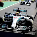Race winner Lewis Hamilton (GBR) Mercedes AMG F1 arrives in parc ferme at Formula One World Championship, Rd13, Italian Grand Prix, Race, Monza, Italy, Sunday 3 September 2017. © Sutton Images