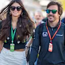 Fernando Alonso (ESP) McLaren with his girlfriend Linda Morselli at Formula One World Championship, Rd13, Italian Grand Prix, Race, Monza, Italy, Sunday 3 September 2017. © Sutton Images