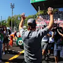 Fernando Alonso (ESP) McLaren on the drivers parade at Formula One World Championship, Rd13, Italian Grand Prix, Race, Monza, Italy, Sunday 3 September 2017. © Sutton Images