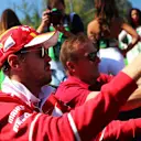 Sebastian Vettel (GER) Ferrari on the drivers parade at Formula One World Championship, Rd13, Italian Grand Prix, Race, Monza, Italy, Sunday 3 September 2017. © Sutton Images